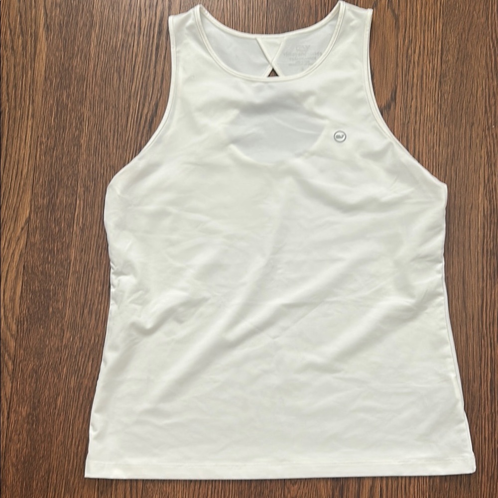 Vineyard Vines white  Sleeveless active wear tennis Top